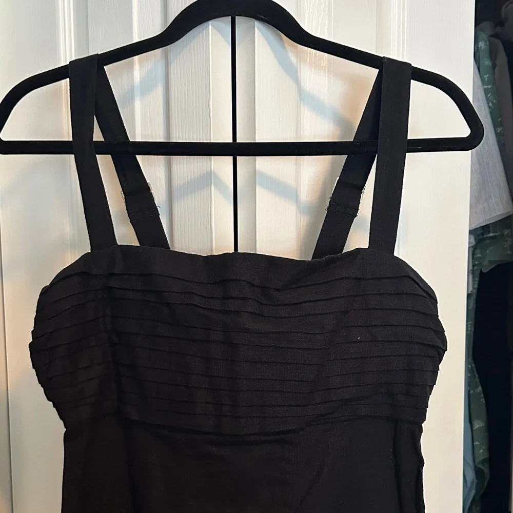 A&F Black Linen Dress